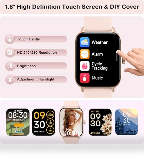 Smart Watch for Women with Alexa, Fitness Tracking, and Waterproof Design — Smartwatches, aeac
