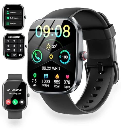 Smart Watch with Bluetooth Call and Fitness Tracking — Smartwatches, Soudorv