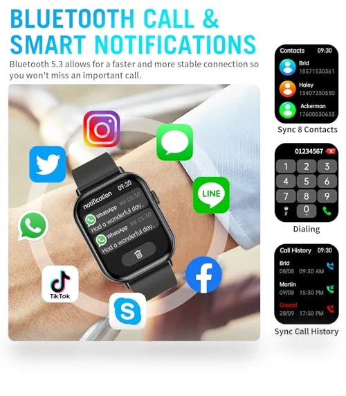 Smart Watch with HD Screen and Health Monitoring — Smartwatches, Williben