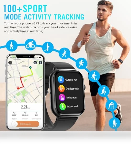 Smart Watch with HD Screen and Health Monitoring — Smartwatches, Williben