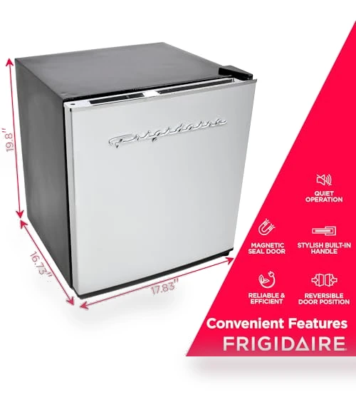 Stainless Steel Mini Fridge — Mini Fridges, Frigidaire