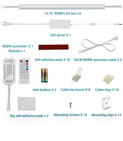 Under Cabinet LED Lights Kit — LED Strips, Litever