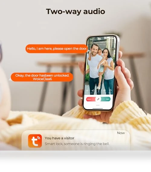 Video Smart Lock with Camera & Doorbell — Deadbolts, Camcamp
