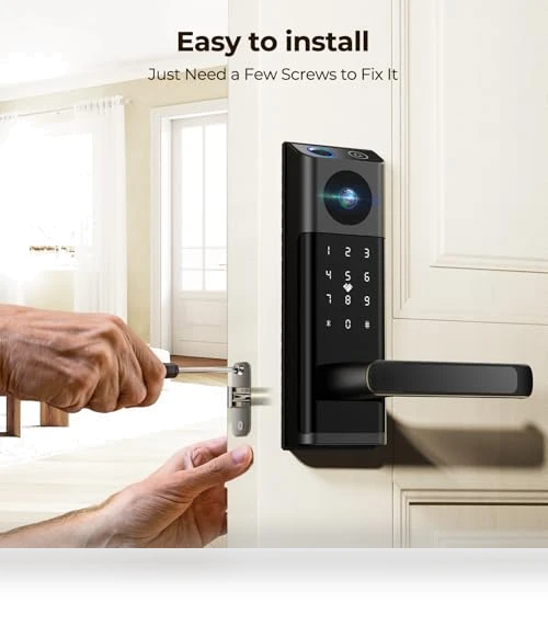 Video Smart Lock with Camera & Doorbell — Deadbolts, Camcamp