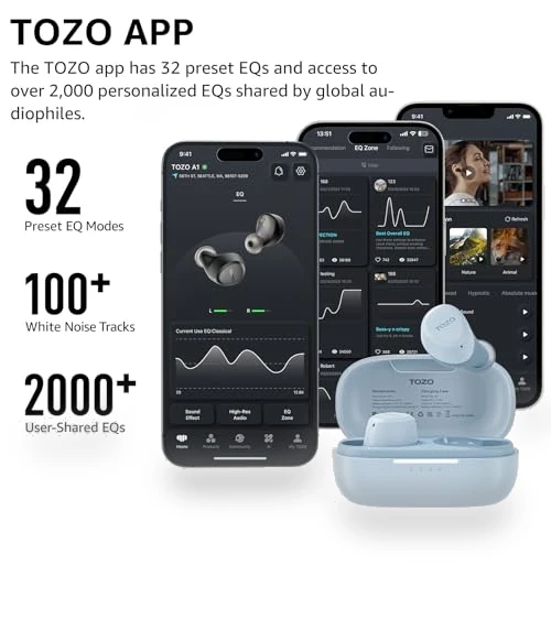 Wireless Earbuds — On-Ear Headphones, TOZO