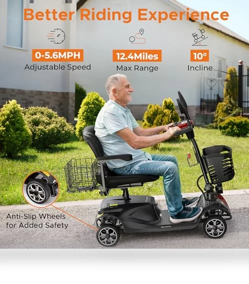 4 Wheel Powered Mobility Scooter — Mobility Scooters, ENGWE