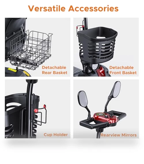 4 Wheel Powered Mobility Scooter — Mobility Scooters, ENGWE