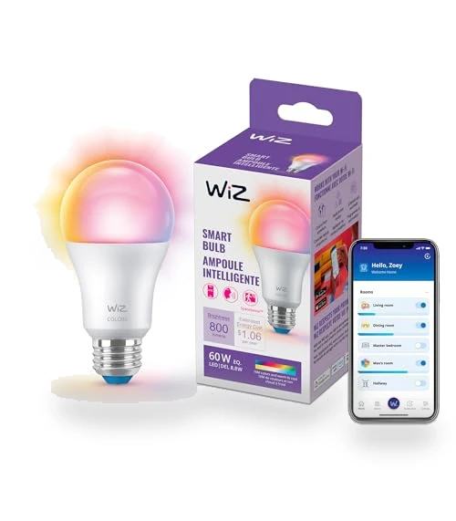 60W A19 LED Smart Light Bulb — LED, WiZ Connected
