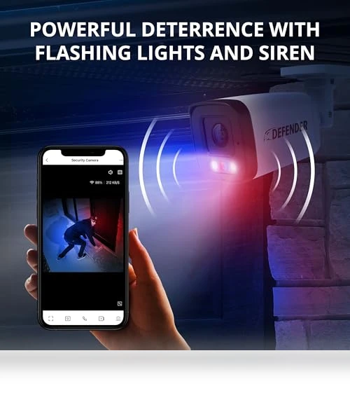 AI Powered Sentinel 4k Poe Security Camera System — Smart Home Security, Defender