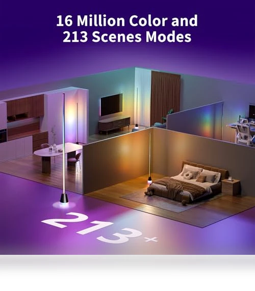 Corner Floor Lamp with App and Remote Control — Lighting Accessories, Torchlet