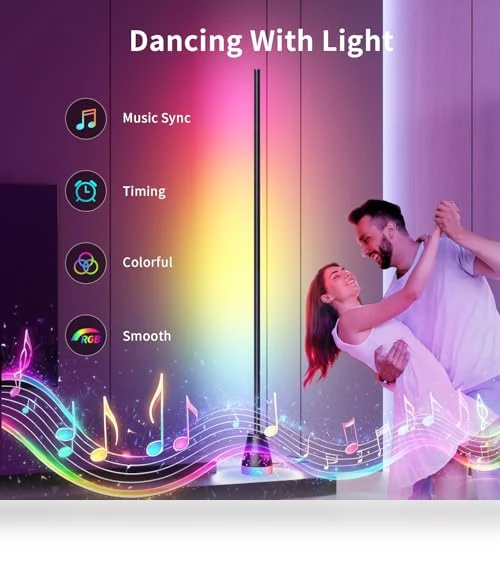 Corner Floor Lamp with App and Remote Control — Lighting Accessories, Torchlet
