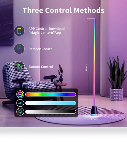 Corner Floor Lamp with App and Remote Control — Lighting Accessories, Torchlet