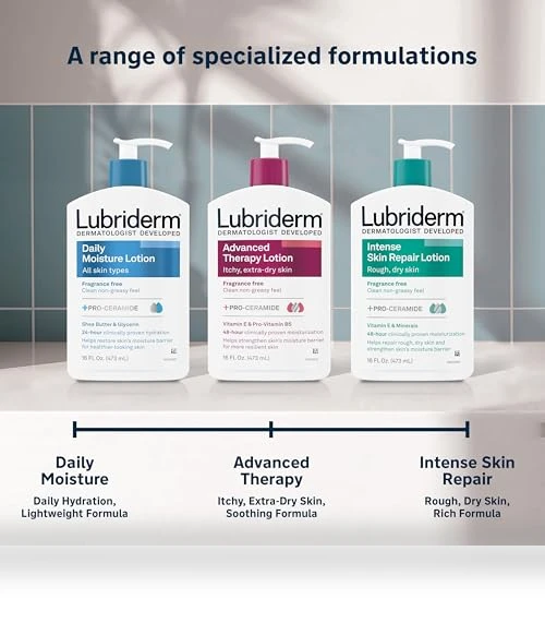 Daily Moisture Lotion with Pro-Ceramide — Creams & Moisturizers, Lubriderm