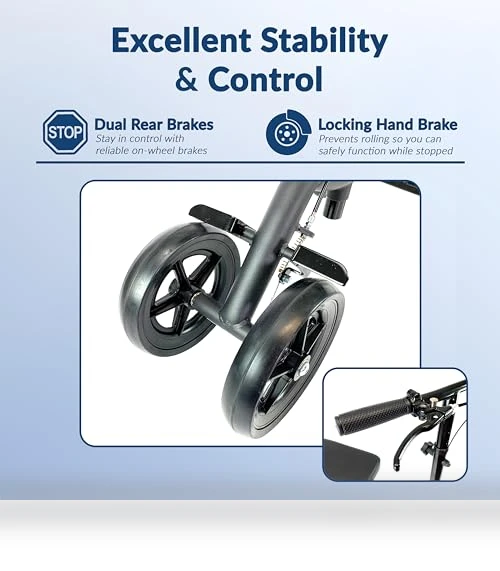 Economy Knee Scooter Steerable Knee Walker — Leg Exercisers, KneeRover
