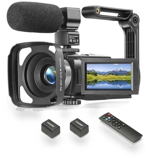 FHD 1080P Video Camera for YouTube — Camcorder, kimonie