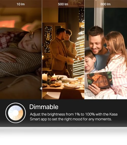 Full Color Changing Dimmable Smart WiFi Light Bulb — Lighting Solutions, Kasa Smart