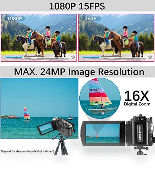Full HD 1080P Digital Camcorder — Video Cameras, kimire