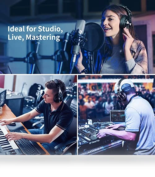Hi-Res Studio Recording Headphones — Over-Ear Headphones, OneOdio