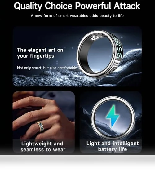 Smart Ring with LED Display — Smart Rings, Sqrutri