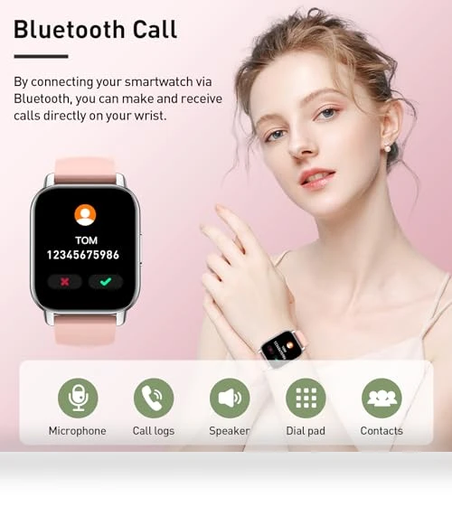 Smart Watch with Heart Rate Monitor — Smartwatches, Poounur