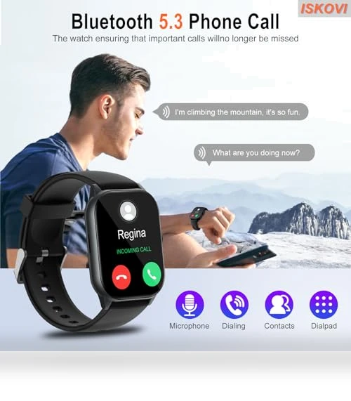 Smart Watch with Heart Rate Monitor — Smartwatches, ISKOVI