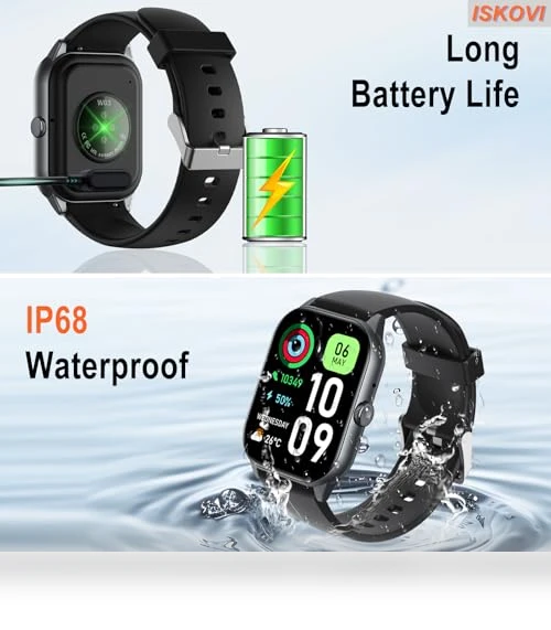 Smart Watch with Heart Rate Monitor — Smartwatches, ISKOVI