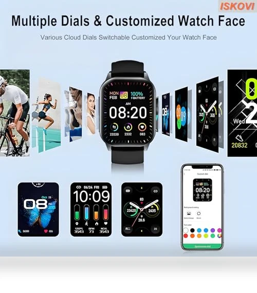 Smart Watch with Heart Rate Monitor — Smartwatches, ISKOVI