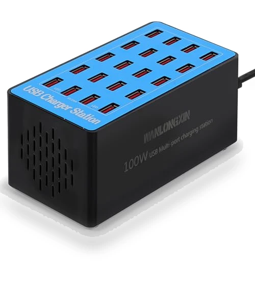 100W 20-Port USB Charging Station — Power Hubs, Shenzhen Wanlongxin Electronic Technology Co., Ltd.