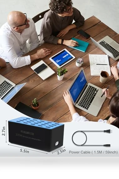 100W 20-Port USB Charging Station — Power Hubs, Shenzhen Wanlongxin Electronic Technology Co., Ltd.