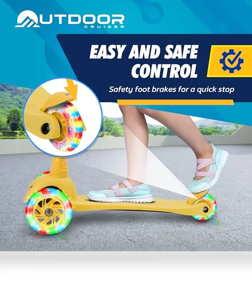 3-wheel Kids Scooter — Balance Bikes, OutdoorCruiser