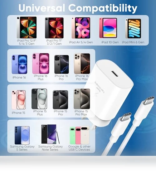 30W USB C Fast Charger with 10FT Type C to C Cable — Chargers, Shenzhen Xihuida Electronics Co., Ltd.