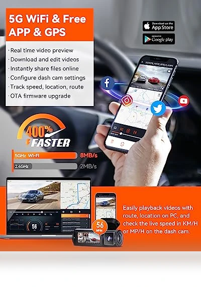 4 Channel WiFi 360° All Sides Dash Cam — Car Accessories & Gadgets, VANTRUE