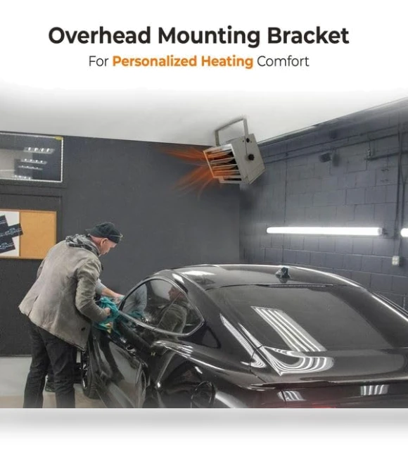Ceiling Mounted Electric Garage Heater — Heater Covers, Comfort Zone