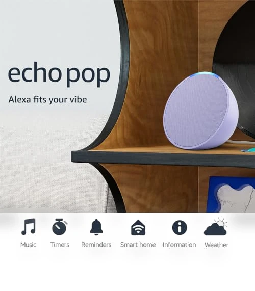 Compact Smart Speaker with Alexa — Streaming Devices, Amazon
