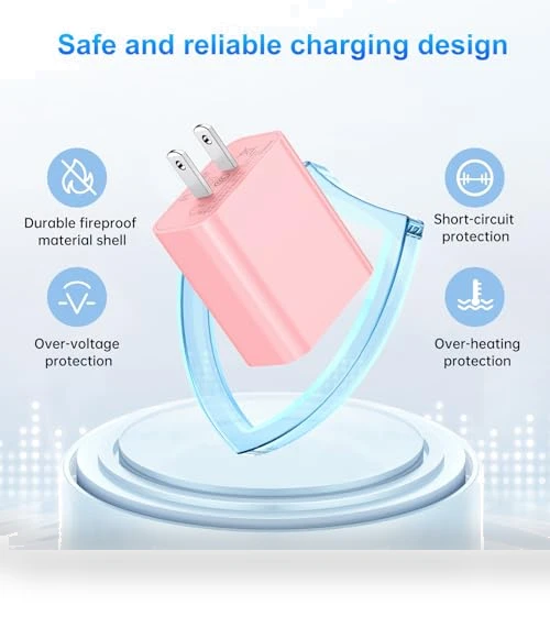 Fast Charging USB C Wall Charger with Lightning Cable — Chargers, Dayaoncy