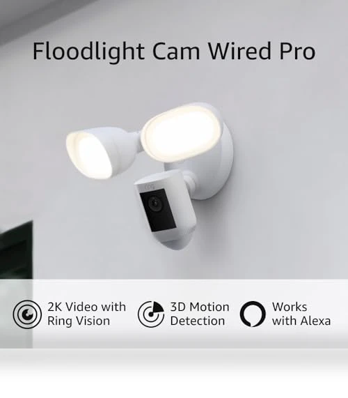 Floodlight Cam Wired Pro — Smart Home Security, Ring