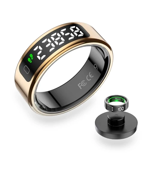 LED Smart Ring Health Tracker — Wearable Accessories, Comforniture