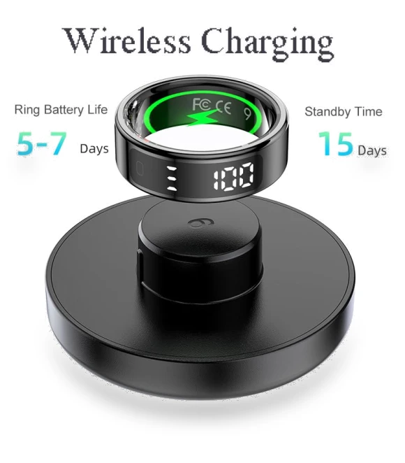 LED Smart Ring Health Tracker — Wearable Accessories, Comforniture
