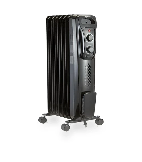 Oil Heater, Radiator Heater for Indoor Use — Portable Heating Solutions, Amazon Basics