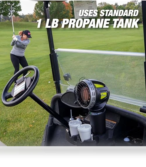 Portable Propane Heater for Golf Carts — Portable Heating Solutions, Mr. Heater