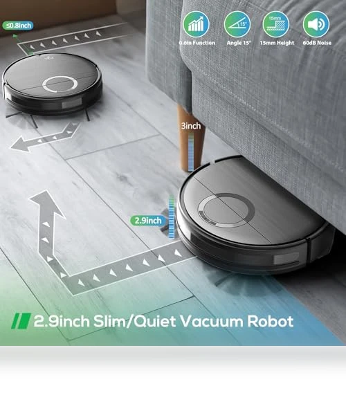 Robot Vacuum and Mop Combo — Smart Cleaning Robots, MAMNV