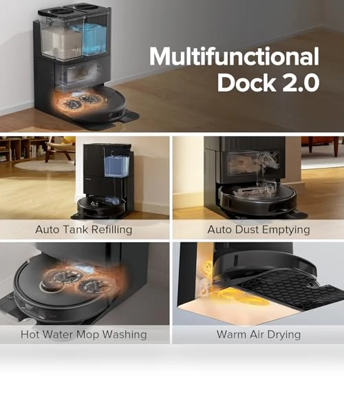 Robot Vacuum and Mop with FlexiArm Design — Smart Cleaning Robots, Roborock
