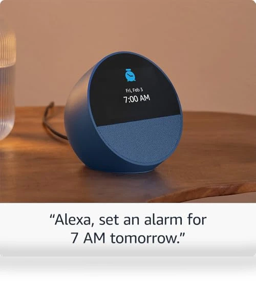 Smart Alarm Clock with Alexa — Alarms & Clocks, Amazon