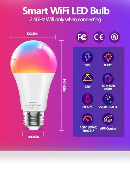 Smart Light Bulbs — LED, luckystyle