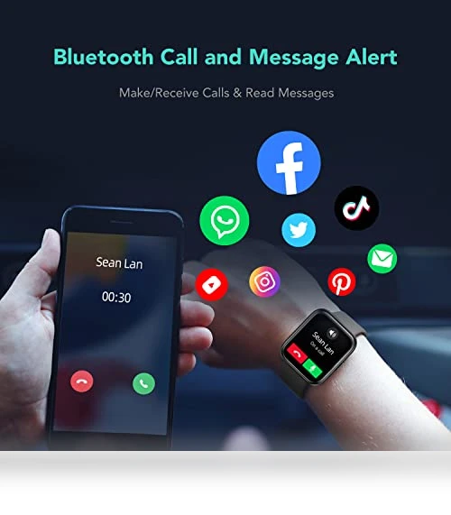 Smart Watch with Alexa Built-in & Bluetooth Call — Smartwatches, SKG