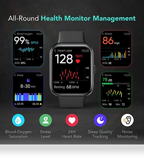 Smart Watch with Alexa Built-in & Bluetooth Call — Smartwatches, SKG