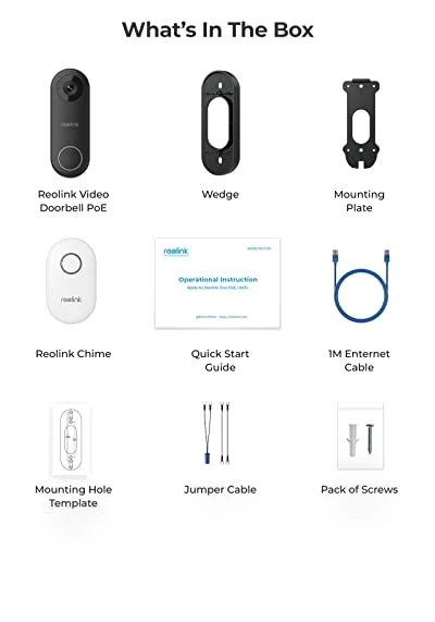 Video Doorbell PoE Camera — Cameras & Monitors, Reolink Digital
