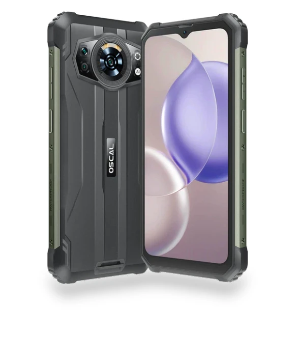 6.583-Inch 6+128GB 13000mAh Massive Battery 4G Ruggedized Smartphone — Battery Charger Cases, OSCAL
