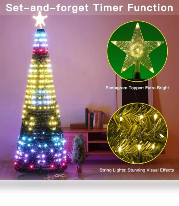 Custom APP Control Christmas Tree Lights — Trees
