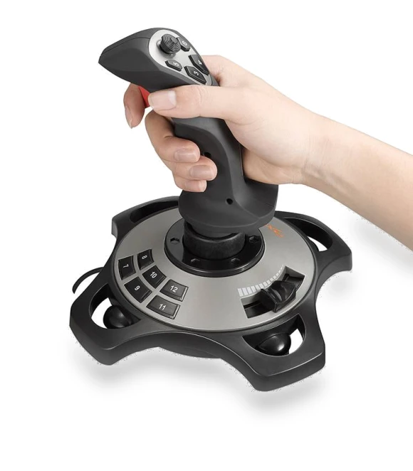 PC Computer Flight Simulator Joystick Gamepad — Flight Simulation Controllers, PXN